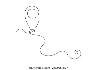 Suchsymbol durchgehende einzeilige Zeichnung und minimalistischen Stil isolieren Umriss Vektorgrafik
