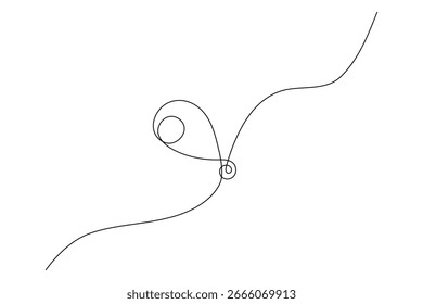 Ícone de pesquisa desenho contínuo de uma linha e estilo minimalista isolar contorno vetor ilustração
