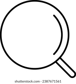 Icono de búsqueda, Icono de análisis de datos. Símbolo de tecnología de análisis de datos de gran tamaño