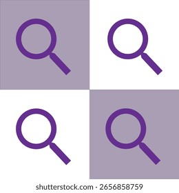 Illustrierter Illustrationsvektor für Suchsymbol