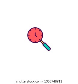 Search icon design. Marketing icon vector illustration