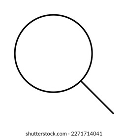 Diseño de iconos de búsqueda. Firma plana simple para aplicaciones