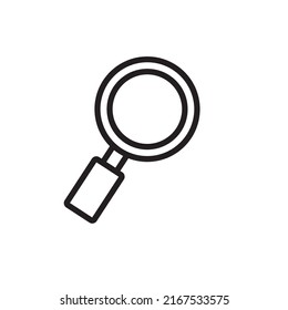 plantilla de diseño de icono de búsqueda aislada