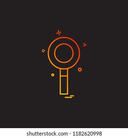 Search icon design vector