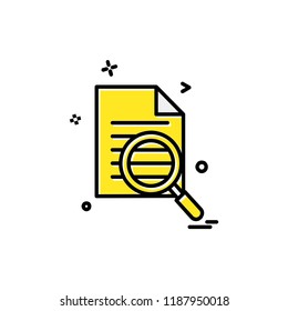 Search icon design vector