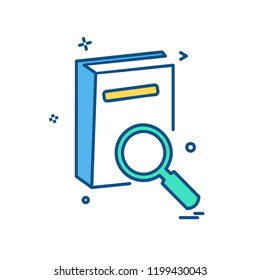 Search icon design vector