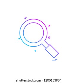 Search icon design vector