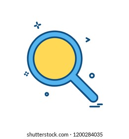 Search icon design vector