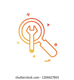 Search icon design vector