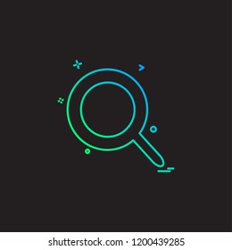 Search icon design vector