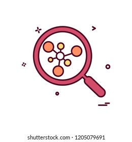 Search icon design vector