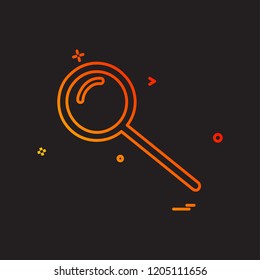 Search icon design vector