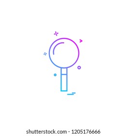 Search icon design vector