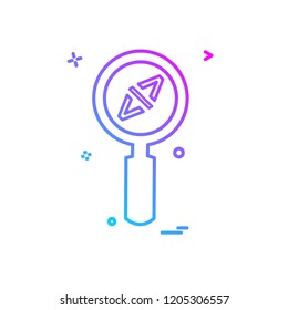 Search icon design vector