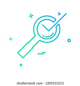 Search icon design vector