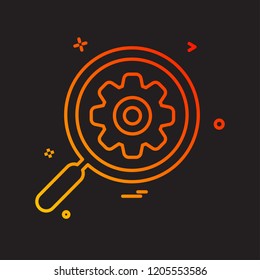 Search icon design vector