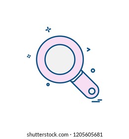 Search icon design vector