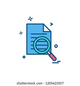 Search icon design vector