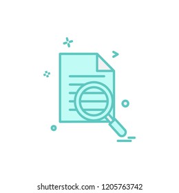 Search icon design vector