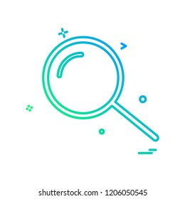 Search icon design vector