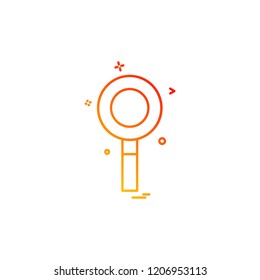 Search icon design vector