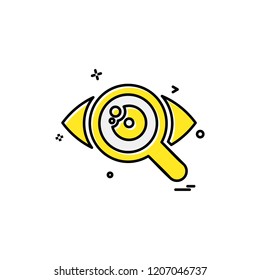 Search icon design vector