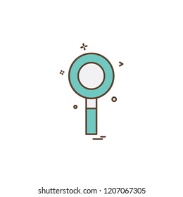 Search icon design vector