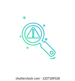 Search icon design vector