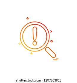 Search icon design vector
