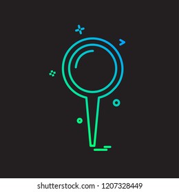 Search icon design vector