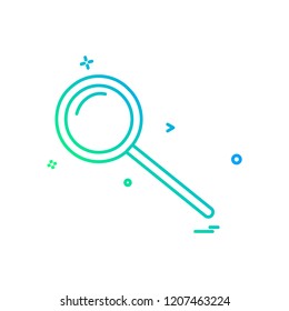 Search icon design vector