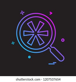 Search icon design vector
