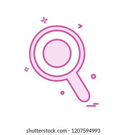 Search icon design vector