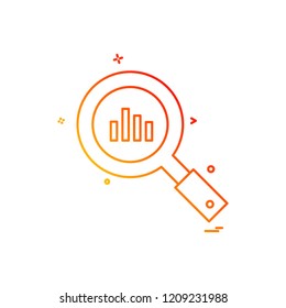 Search icon design vector