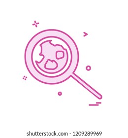 Search icon design vector
