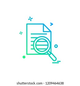 Search icon design vector