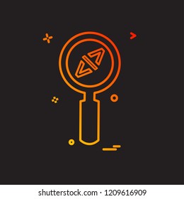 Search icon design vector