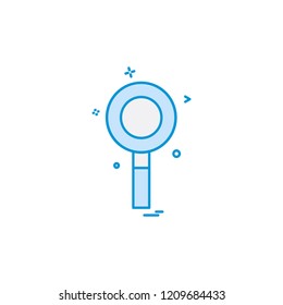 Search icon design vector