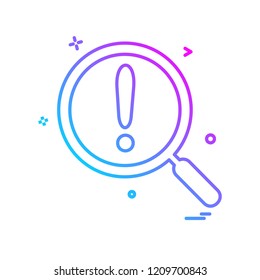 Search icon design vector