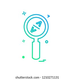 Search icon design vector