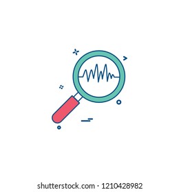 Search icon design vector 