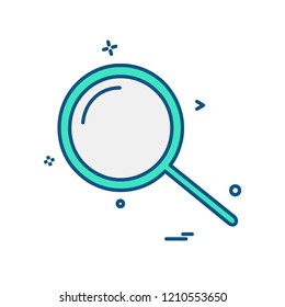 Search icon design vector