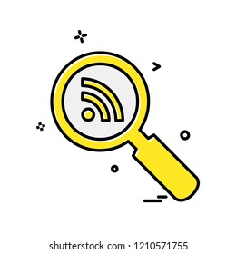Search icon design vector