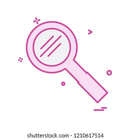 Search icon design vector