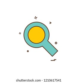 Search icon design vector