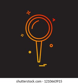 Search icon design vector