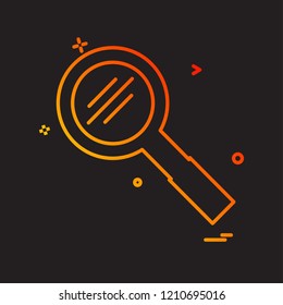 Search icon design vector
