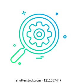 Search icon design vector