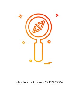 Search icon design vector