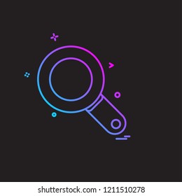 Search icon design vector